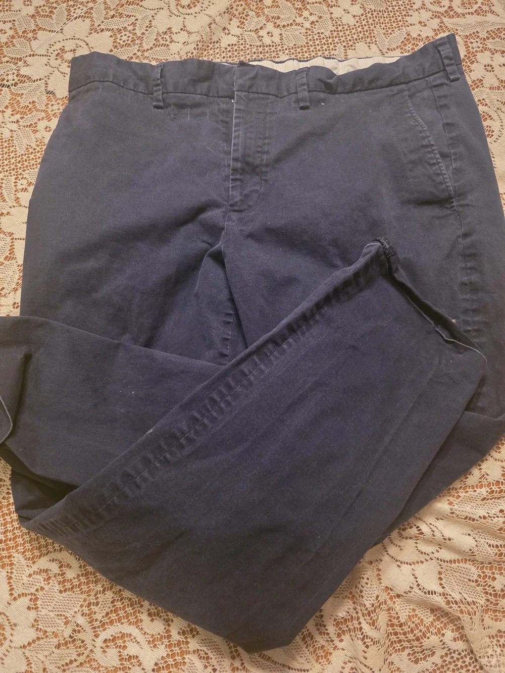J. Crew Flex Bedford Chinos in Beige with Black Label